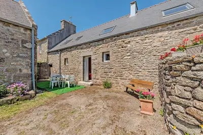 Image de Maison de vacances 'Le Gîte Bleu 2' avec terrasse privée et jardin partagé