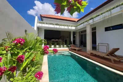 Image de Charming 2-bedroom villa with rice field view, peace and calm environment