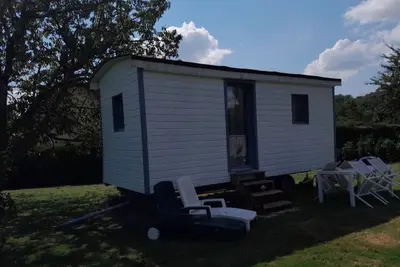 Image de Tiny house tout confort avec piscine