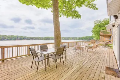 Dock + Views: Scenic Lakefront Escape in Harrison