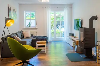 Image de Appartement \"Ferienwohnung\" avec terrasse privée, jardin partagé et Wi-Fi