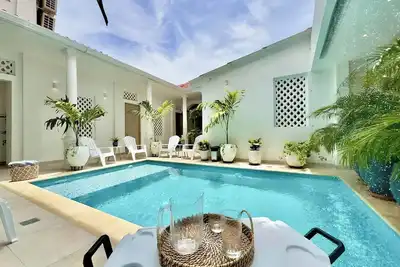 Image de 10br Stylish & Spacious house in beautiful Cartagena with Pool, WiFi, Ac