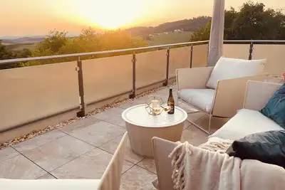 Image de Penthouse dream apartment with impressive panoramic views for 8 guests