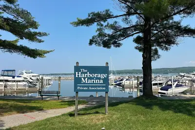 Image de Best location in Boyne City, beach and marina across the street. Walk to town!