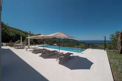 Sea View Family Villa in Montenegro – Private Pool, Nature & Peace