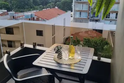 Image de Apartment with balcony, swimming pool, gym, co-work at Equipe
