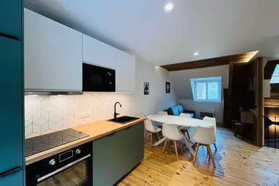 Image de Au coeur blanc, appartement moderne, spacieux pour un moment en famille ou amis