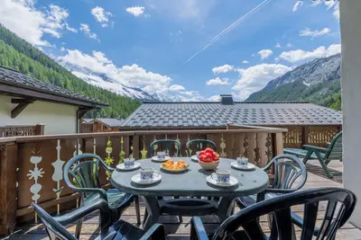 Image de Terrasse Bec Rouge Montroc, Le Tour (Argentière), France
