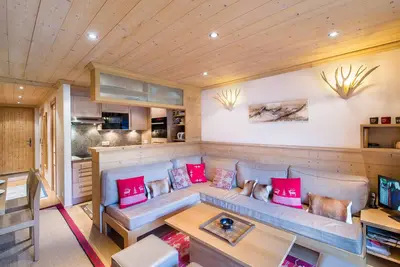 Image de Duplex raffiné 3 chambres à Méribel, proche pistes