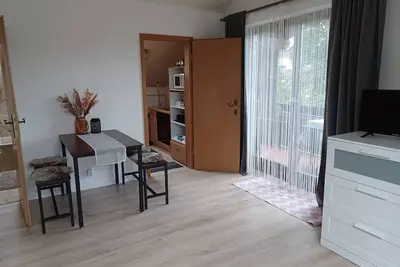 Image de Studio 'Kampenwand' avec vue sur les montagnes, balcon et Wi-Fi
