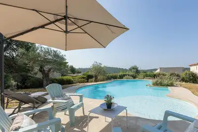 Image de Villa calme près de Montpellier et de la mer, piscine, climatisation, belle vue