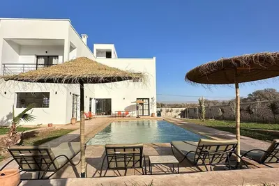 Image de La Maison Blanche Kaouki 10 min plage/beach fibre/wifi 4 suites Beldi&Chic