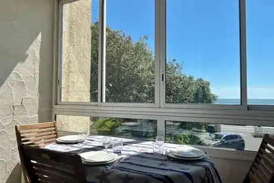 Image de Studio 2 personnes vue mer Saint Palais sur Mer<