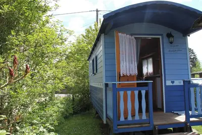 Image de Homerez - Roulotte charmante près de Hamois avec jardin