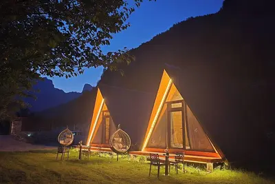 Image de Private lodge with 360° views - romantic, quiet & in the middle of the Albanian Alps