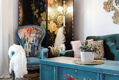 Image de Chic Smoky Mtn Stay W/ Hot Tub & Barista Coffee Bar