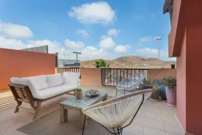 Image de Vacances 'Casa Trisca Corralejo' avec vue sur la mer, terrasse privée et Wi-Fi