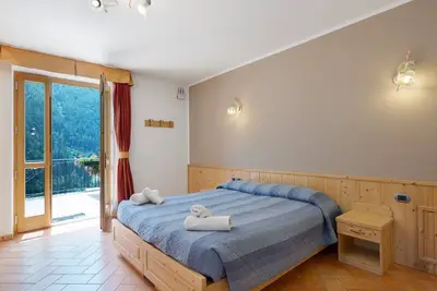 Image de Chambre \"Stanza 3\" avec vue sur les montagnes, terrasse privée et Wi-Fi