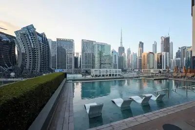 Image de 2bhk with Burj Khalifa View I 7 min to Dubai Mall