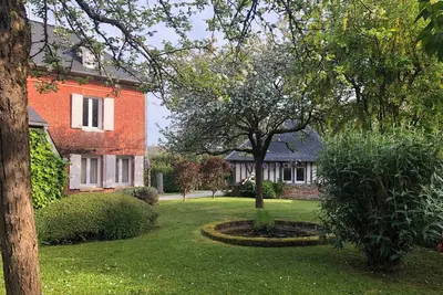 Image de Charmante maison normande avec piscine et vue à 7km de Deauville-Trouville.