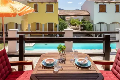 Image de Confortable appartement avec piscine, climatisation, Tv, terrasse, animaux admis et parking
