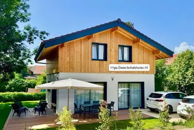 Image de Chalet bois 3 chambres – 8 pers – Proche plage – Location à la semaine