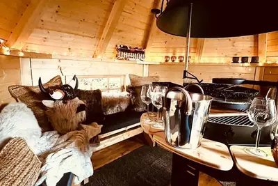 Image de Cottage-Vue sur Montagne-Salle de bain privée séparée