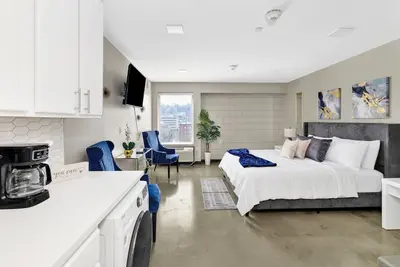 Image de Blue Concrete Rose 1-bedroom apt in Downtown, Birmingham close to Uab with WiFi