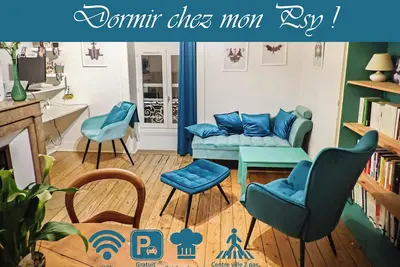 Image de Dormez chez un psy! Top originalité! Meublé de charme au cœur de ville
