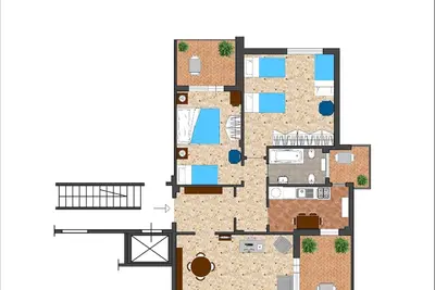 Image de Raffaele Apartment Roma-Pisana, Tranquility, Comfort, suitable for groups families