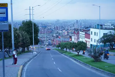 Image de Tourist Housing of colonial architecture in La Candelaria-Bogota, Colombia.