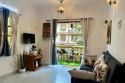 Image de 1bhk flat with pool view 5 mins walk to Candolim beach in a prime location.