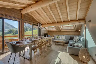 Image de Appartement \"Borderan\" avec vue sur les montagnes, balcon et Wi-Fi