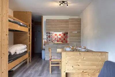 Image de Studio Ă Avoriaz pour 4 personnes avec vue montagne