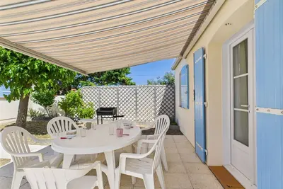 Image de 300 m de la plage, jardin, maison pour 5