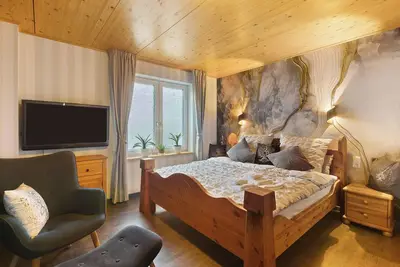 Image de Appartement de vacances 'Haus Luise' accessible, avec vue sur la montagne et terrasse commune