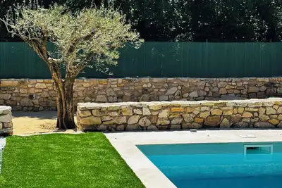 Image de Maison Sud Aubussargues Uzès Nîmes avec piscine