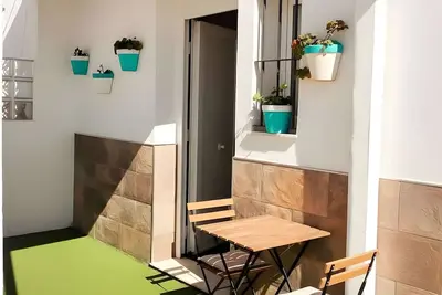 Image de Estudio con terraza cerca de la playa
