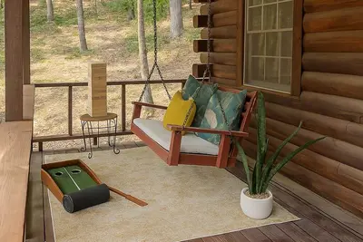 Image de *New* Hot tub | Swing | Fireplace | Modern Cabin
