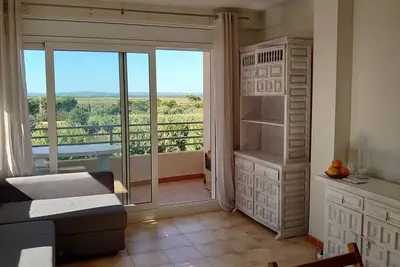 Image de Apt - Empuriabrava hyper centre, plage et commerces, vue sur parc naturel et mer