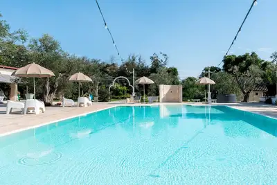 Image de Chambre 'Masseria San Biagio Junior Suite 6' avec piscine partagée, Wi-Fi et climatisation
