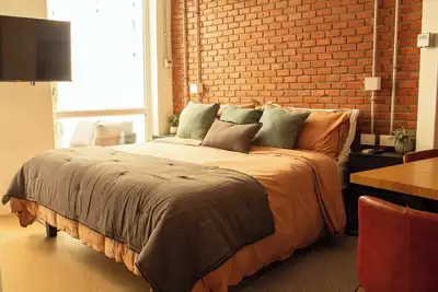 Image de Hom I Loft Depto con Terraza Piso1 4pax Lastarria