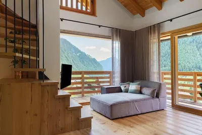 Image de Chalet \"de la Tata\" avec vue sur les montagnes, espace bien-être privé et Wi-Fi