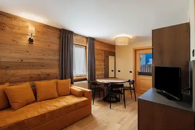 Image de Appartement \"Monte Vago\" avec vue sur les montagnes, jardin partagé et Wi-Fi