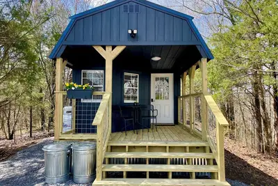Image de Modern Pet-Friendly Tiny Cabin with Hot Tub and Fenced Private Outdoor patio