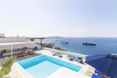Image de Amazing Mykonos Villa | Villa Omega | 6 Bedrooms | Panoramic Sea Views