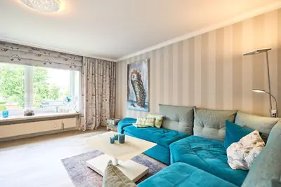 Image de \"Strandperle Timmendorfer Strand\" : 2 bedrooms, balcony & beach chair