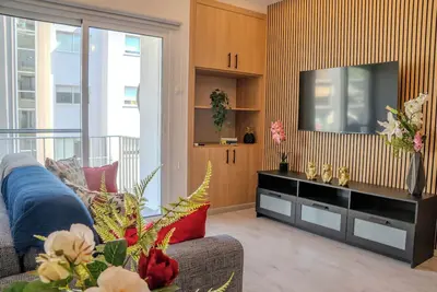 Image de Beach 3 Min Away, Brand New 1-bedroom apartment with WiFi, Ac