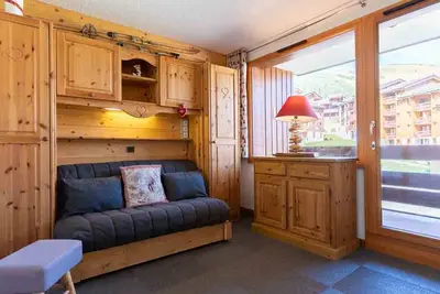 Image de Studio divisible 4 pers avec balcon à Valmorel