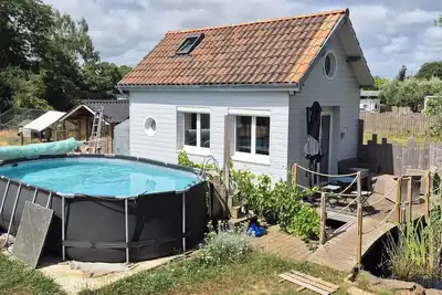 Image de Ti Koad Maisonnette avec piscine indépendante et grand jardin